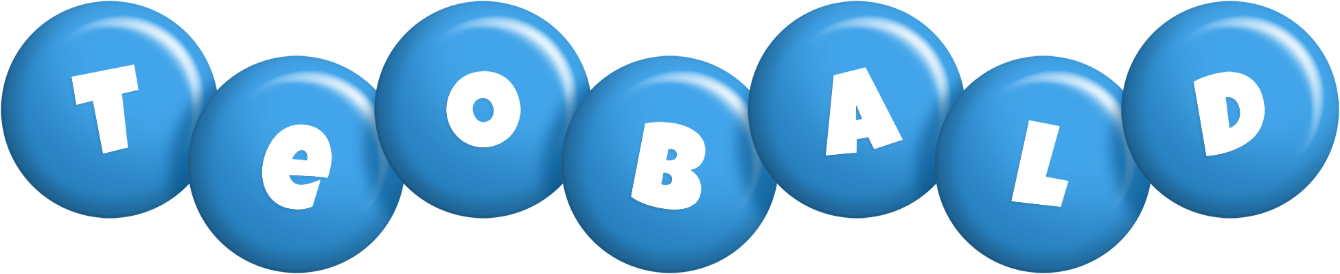 Teobald candy-blue logo