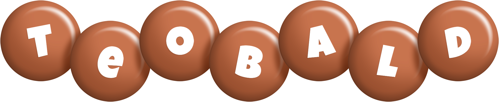 Teobald candy-brown logo