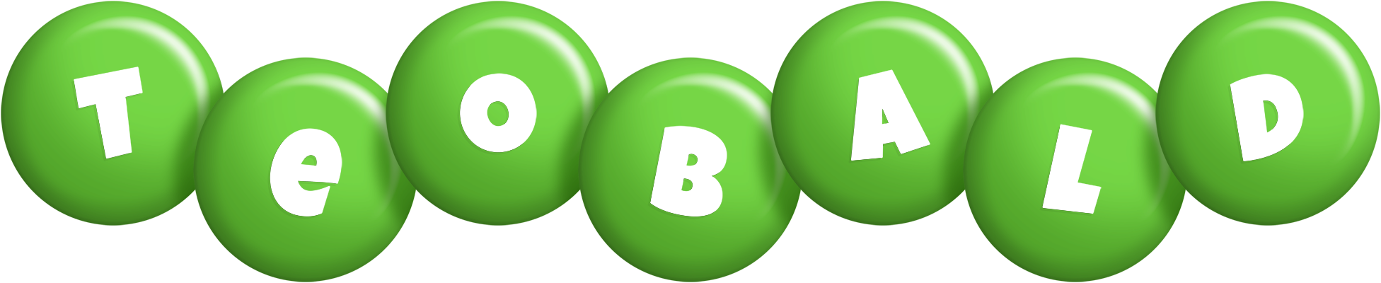 Teobald candy-green logo