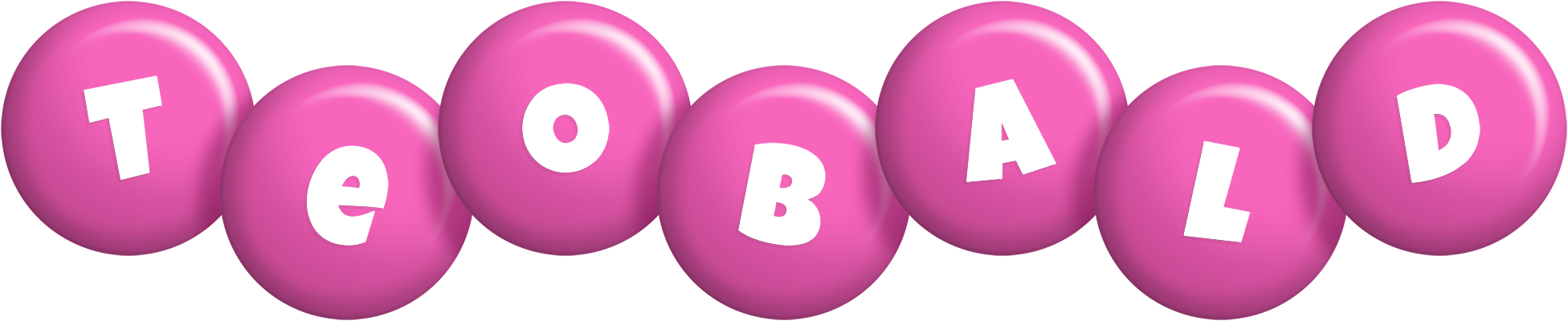 Teobald candy-pink logo