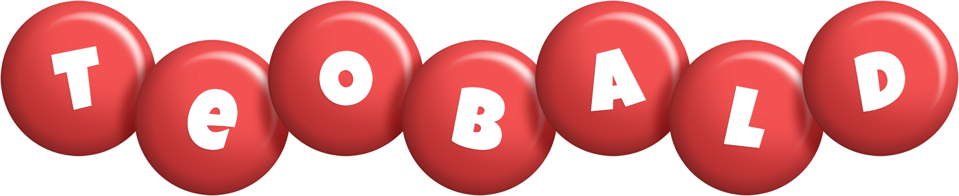 Teobald candy-red logo