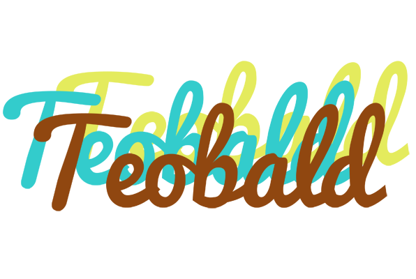 Teobald cupcake logo