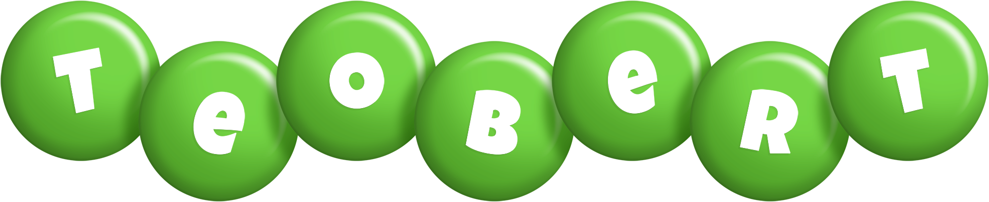 Teobert candy-green logo