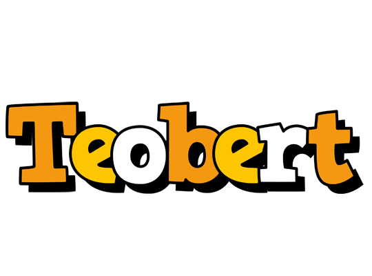 Teobert cartoon logo