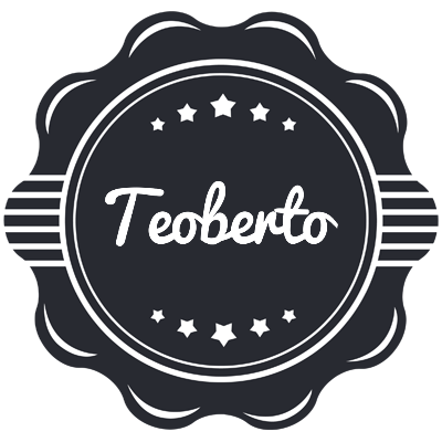 Teoberto badge logo
