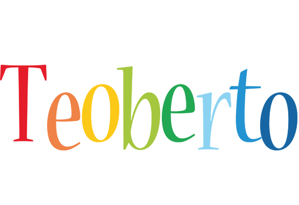 Teoberto birthday logo