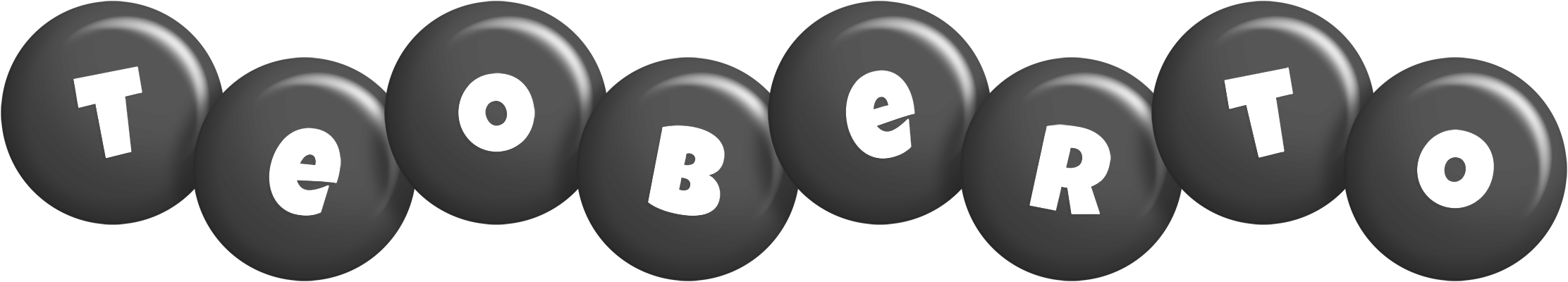 Teoberto candy-black logo
