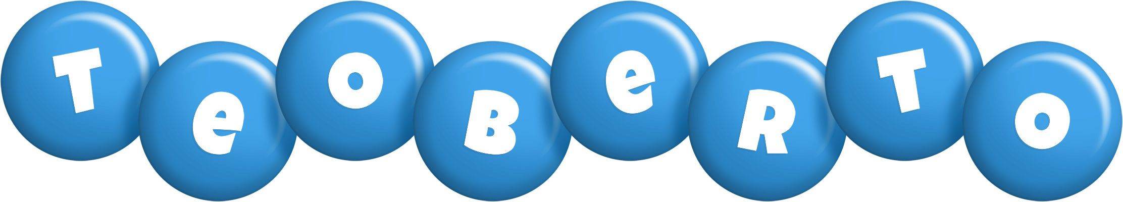 Teoberto candy-blue logo