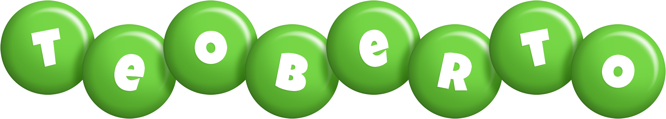 Teoberto candy-green logo