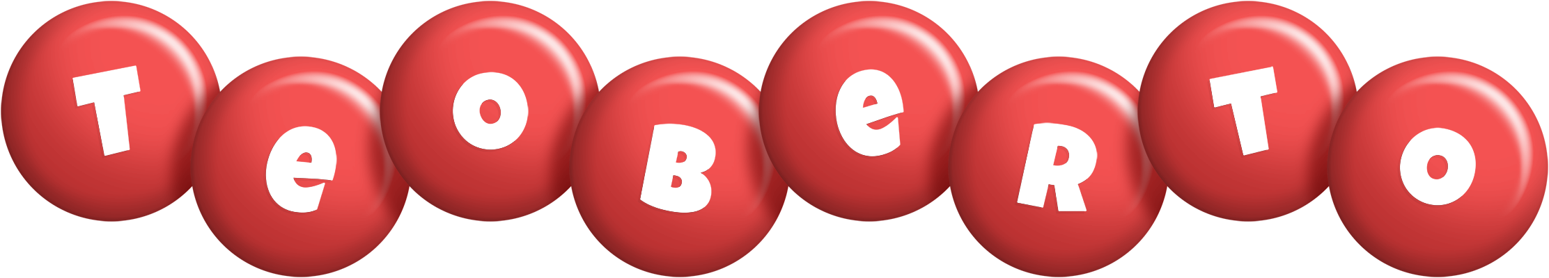 Teoberto candy-red logo