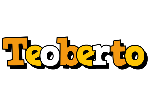 Teoberto cartoon logo