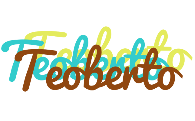 Teoberto cupcake logo