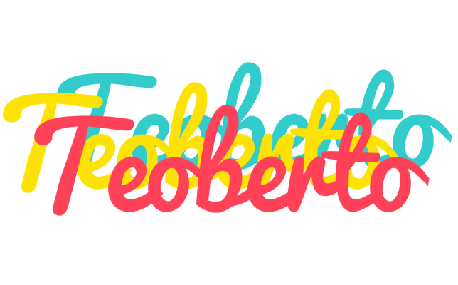 Teoberto disco logo