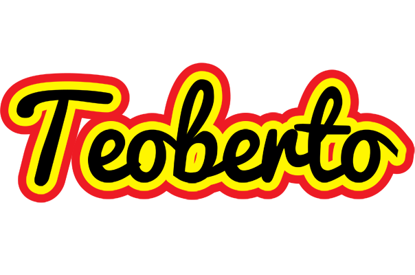 Teoberto flaming logo