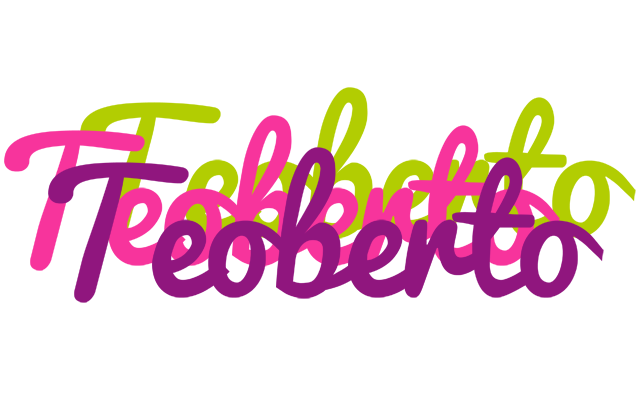 Teoberto flowers logo