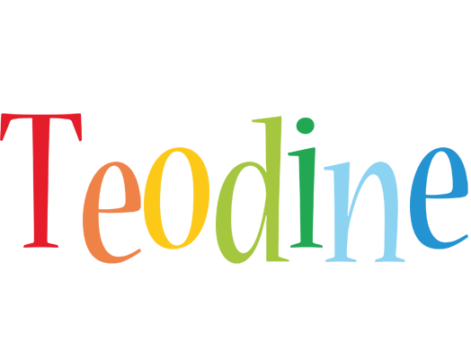 Teodine birthday logo