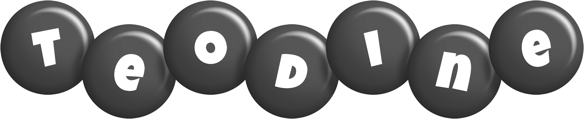 Teodine candy-black logo