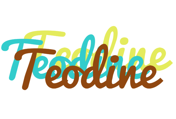 Teodine cupcake logo