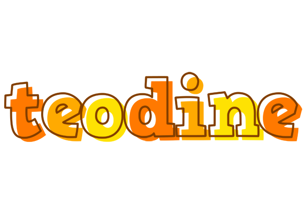 Teodine desert logo