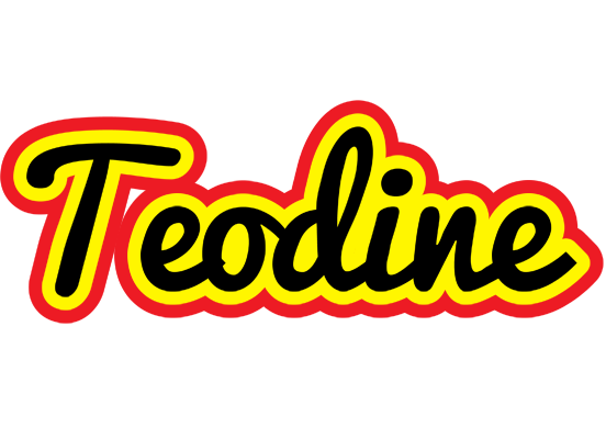 Teodine flaming logo
