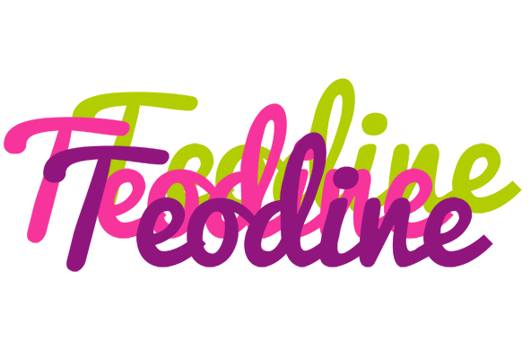 Teodine flowers logo
