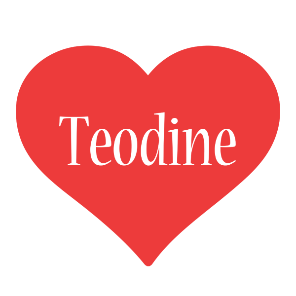 Teodine love logo