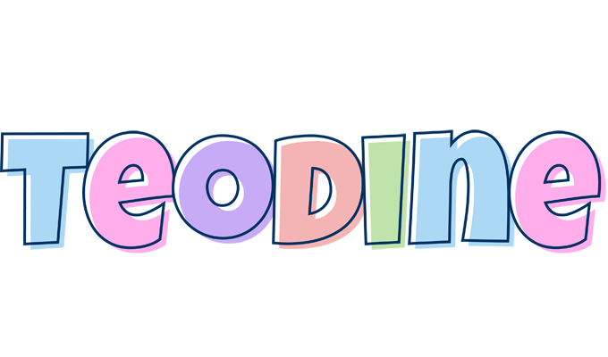 Teodine pastel logo