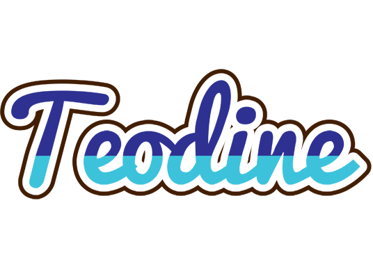 Teodine raining logo