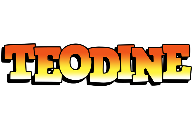 Teodine sunset logo
