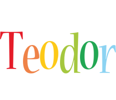 Teodor birthday logo