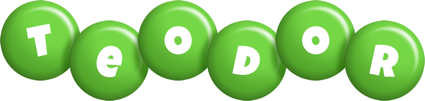 Teodor candy-green logo