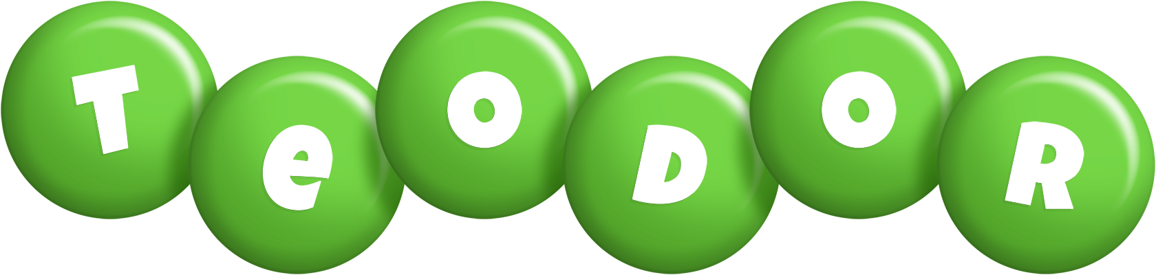 Teodor candy-green logo