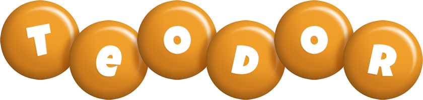 Teodor candy-orange logo