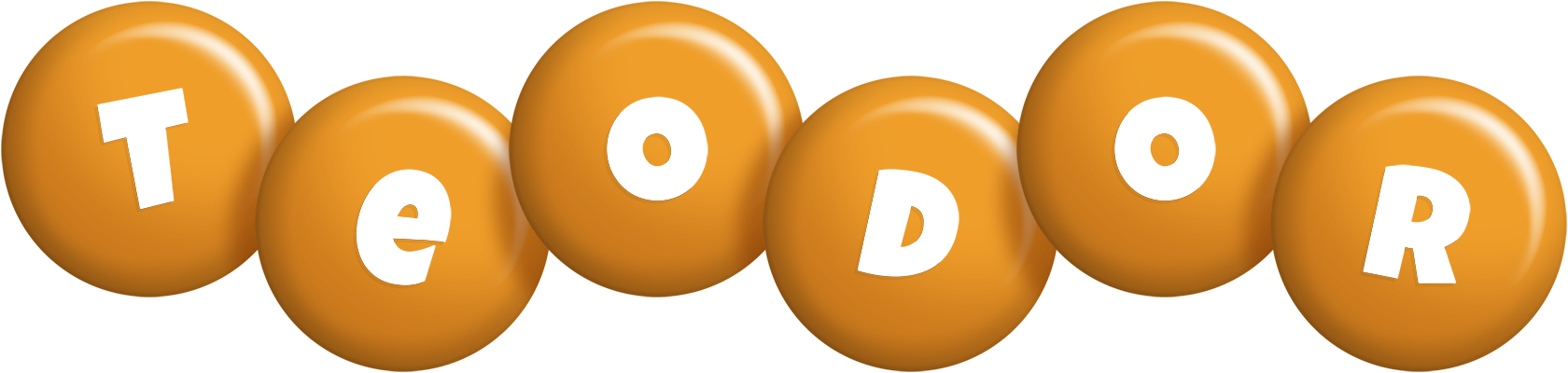 Teodor candy-orange logo
