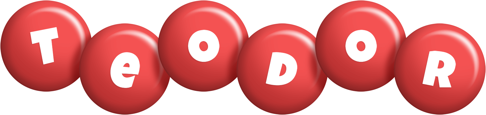 Teodor candy-red logo