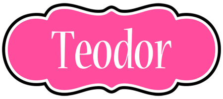 Teodor invitation logo