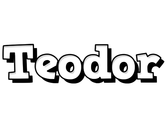 Teodor snowing logo