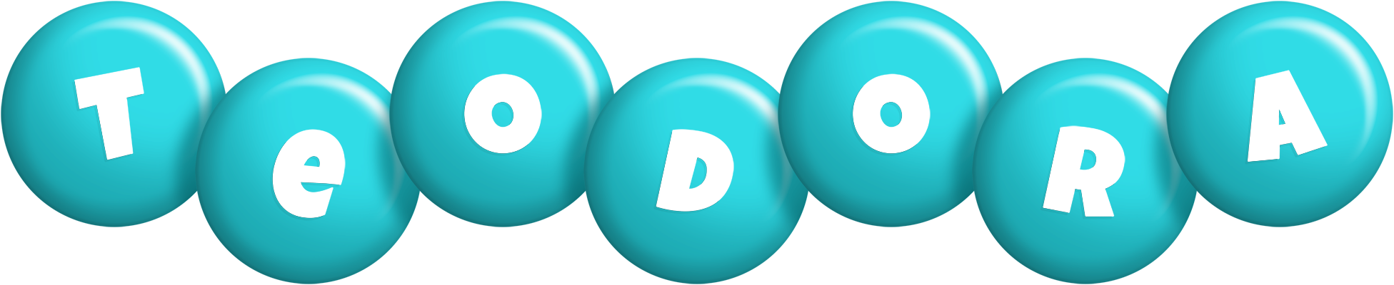 Teodora candy-azur logo