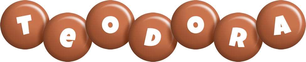 Teodora candy-brown logo