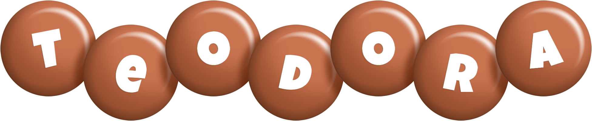 Teodora candy-brown logo