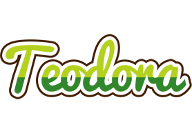 Teodora golfing logo