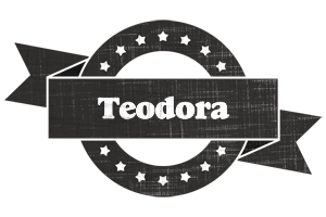 Teodora grunge logo
