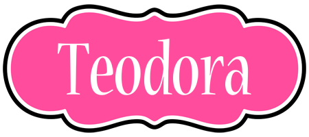 Teodora invitation logo