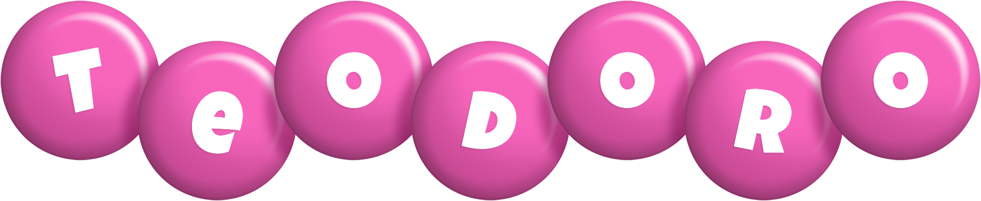 Teodoro candy-pink logo