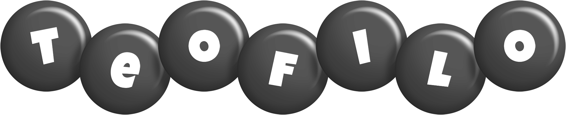 Teofilo candy-black logo