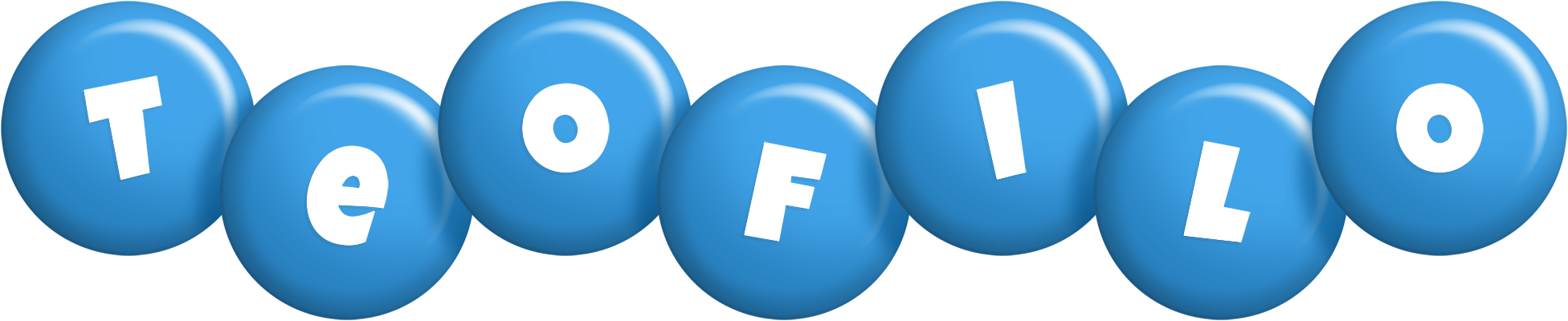 Teofilo candy-blue logo