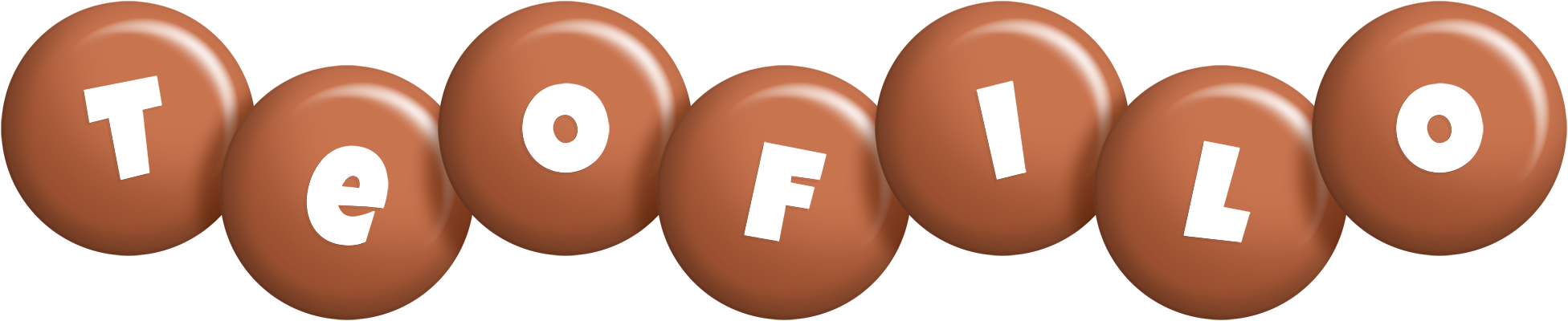 Teofilo candy-brown logo