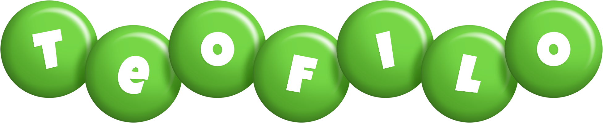 Teofilo candy-green logo