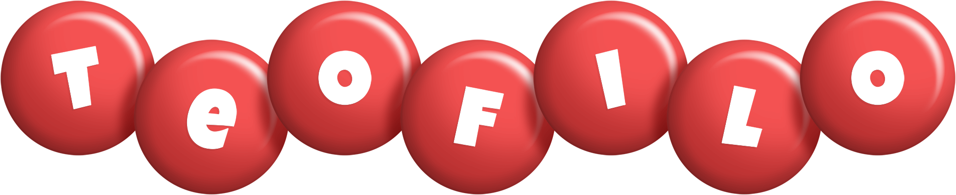 Teofilo candy-red logo