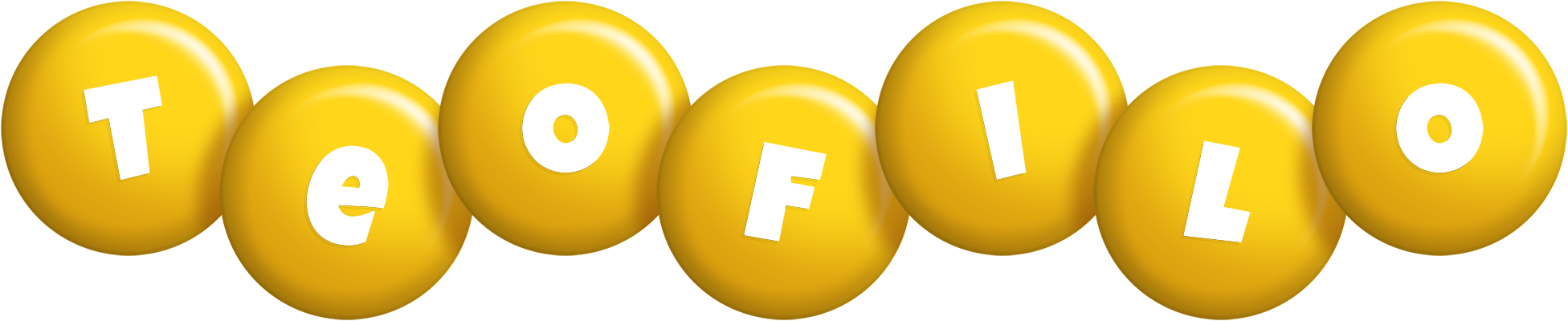 Teofilo candy-yellow logo